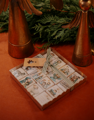 Caja de Galletas Pesebre Navidad